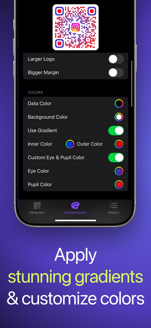 Branded QR Code Generator app screenshot 4